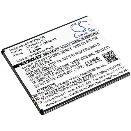 Bsc Preferred BLU D530K D531K Studio 5.0K Mobile Phone Replacement Battery CS-BLD531SL